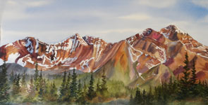 JASP6-090603c Pyramid Panorama Jasper Art