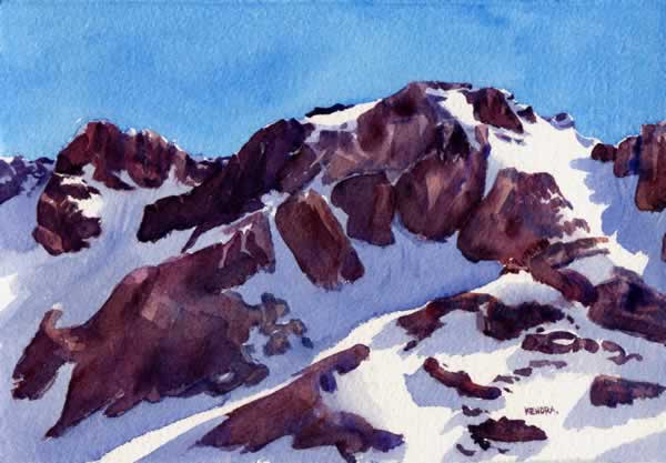 WHIS38 Whistler 38 7x11 The Peak by Kendra Dixson